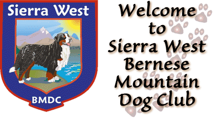 Welcome to the Sierra West Bernese Mountain Dog Club Home Page